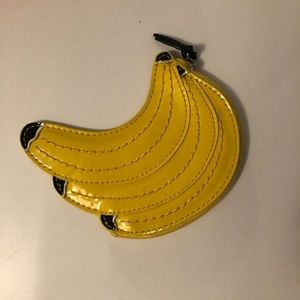 Coach banana coin purse